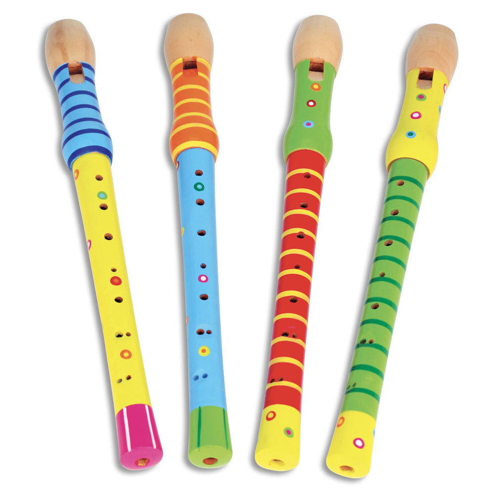 KEMUZ Lot De 2 Flûtes à Bec En Bois Avec Nettoyage Glissière – Jouet Musical Éducatif Pour Enfants Dès 4 Ans