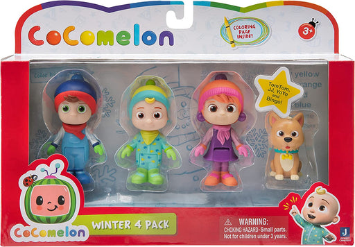 Cocomelon - Winter Theme 4 Figure Pack
