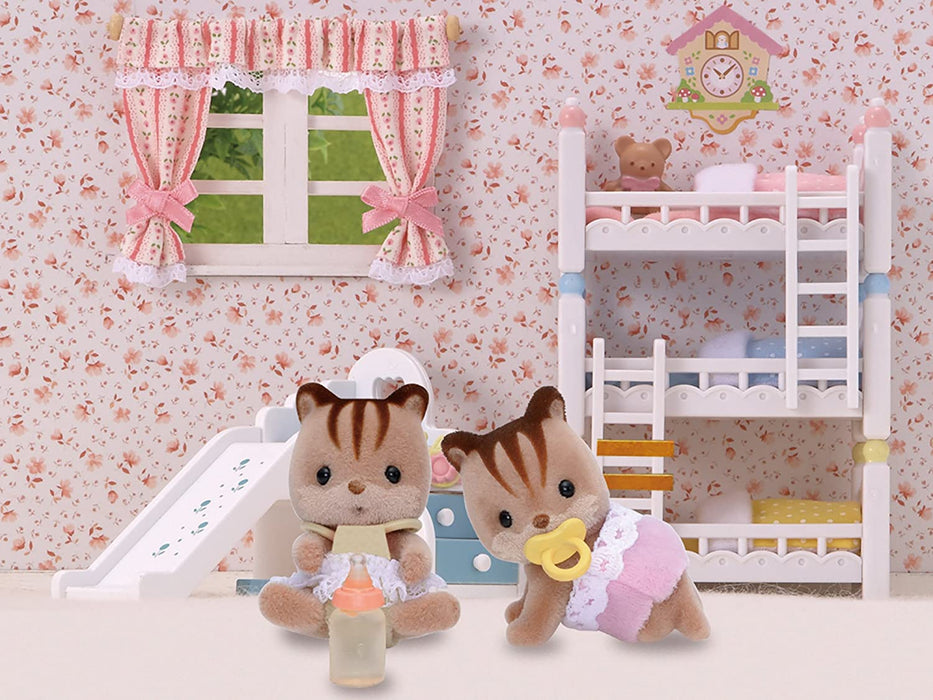 Sylvanian Families - Walnut Squirrel Twins (NEW)