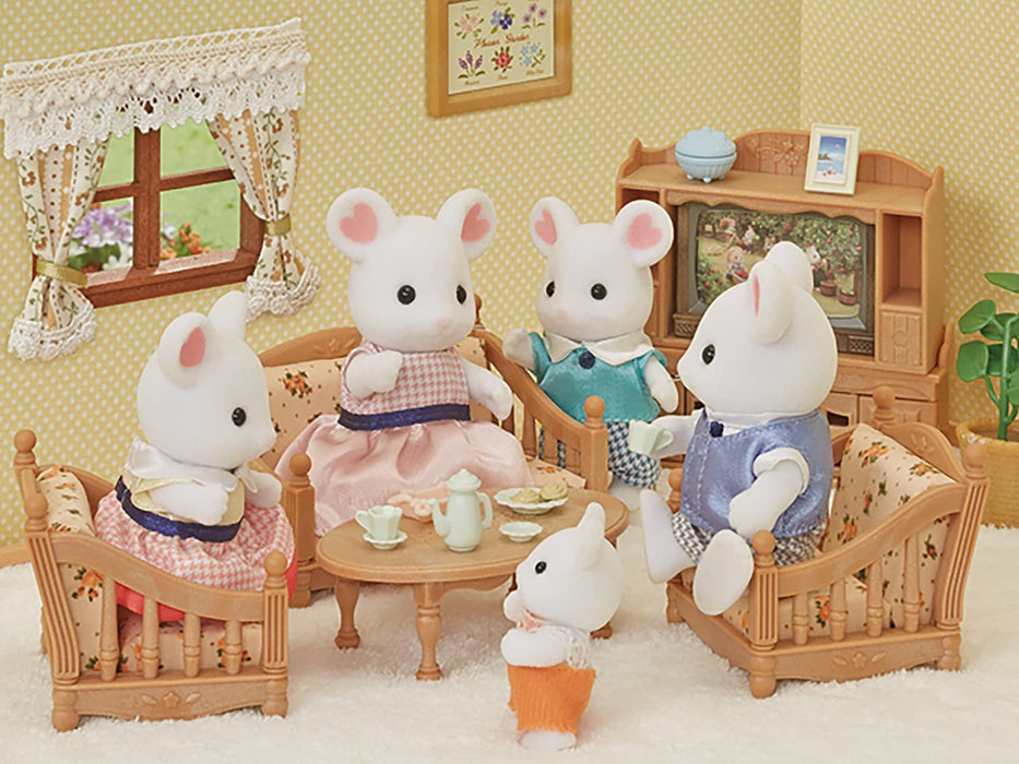 Sylvanian Families - Marshmellow Mouse Family