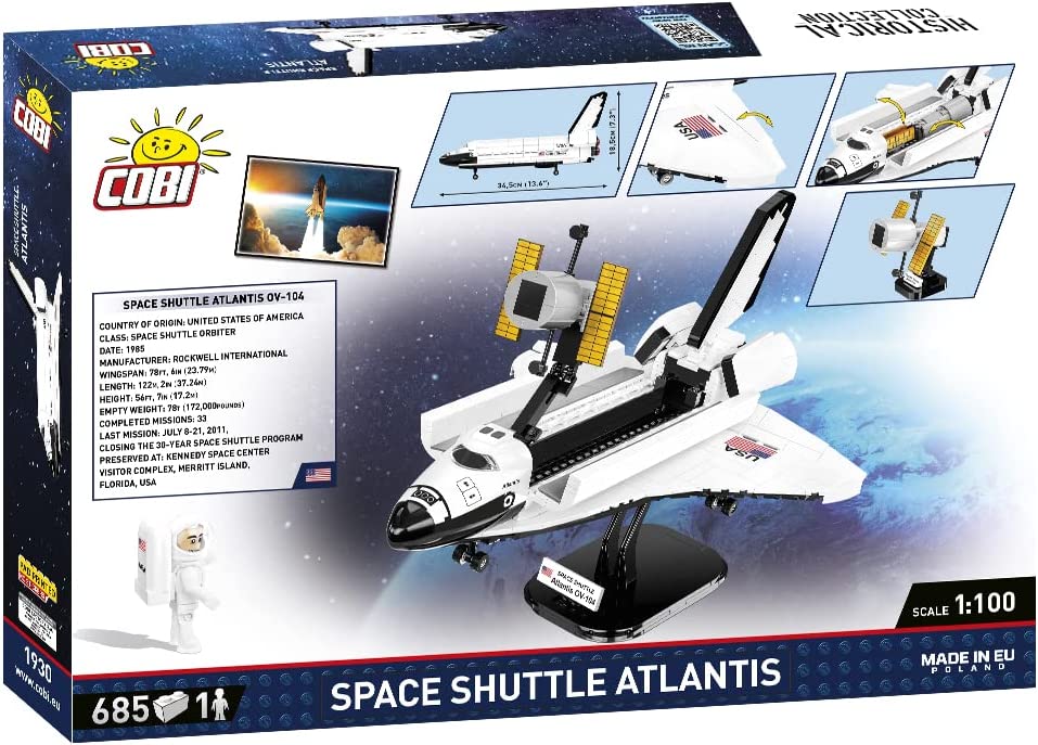 COBI - Historical Collection - Space Shuttle Atlantis 690pcs