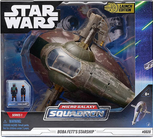 Star Wars  - Micro Galaxy Squadron 8" Boba Fett's Starship