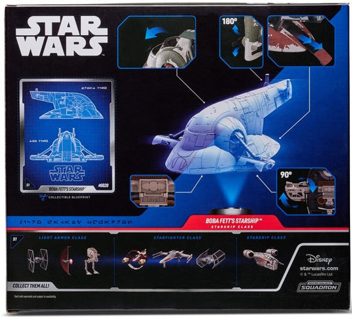 Star Wars  - Micro Galaxy Squadron 8" Boba Fett's Starship