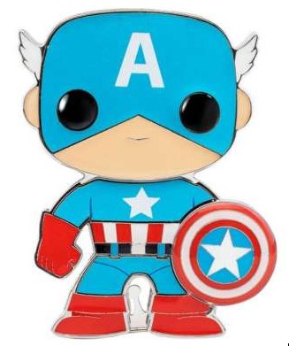 Funko - POP! Pin: Marvel (Captain America)