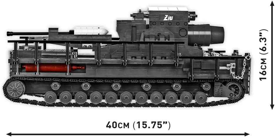 COBI - World War II - 60CM KARL-GERAT 040 ZIU 1,574pcs