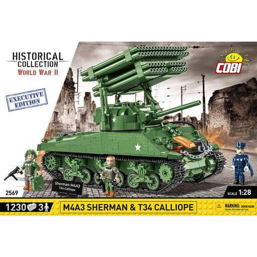 COBI Historical Collection WWII M24 Chafee Tank - 590 Piece Construction  Blocks Building Kit