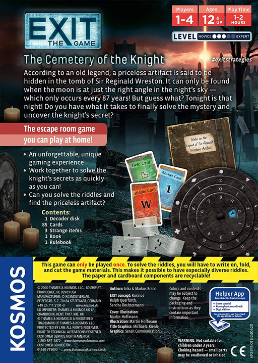 EXIT: The Cemetery of the Knight Board Game