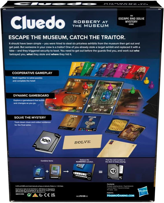 Cluedo - Escape Robbery At The Museum Board Game