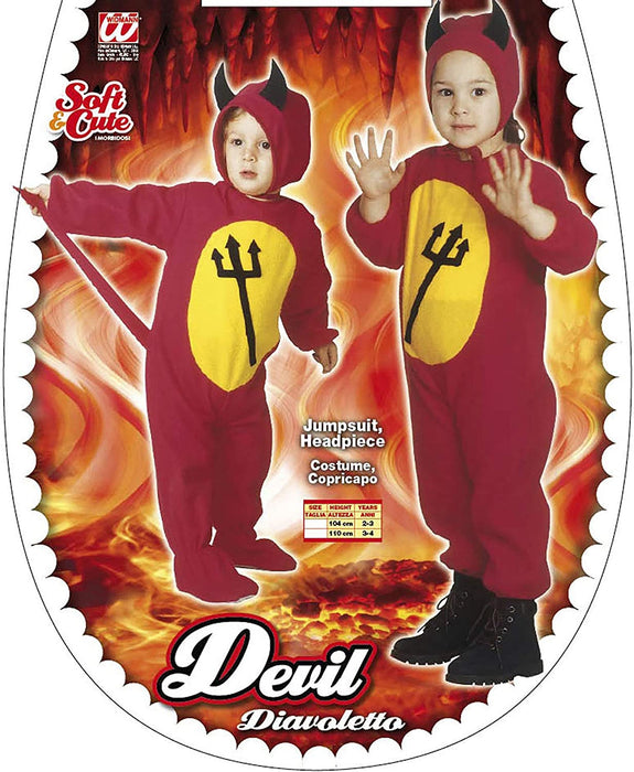 Toddler Devil Costume (Size: 104cm)