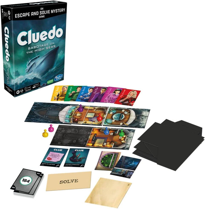 Cluedo -  Escape Sabotage On The High Seas Board Game