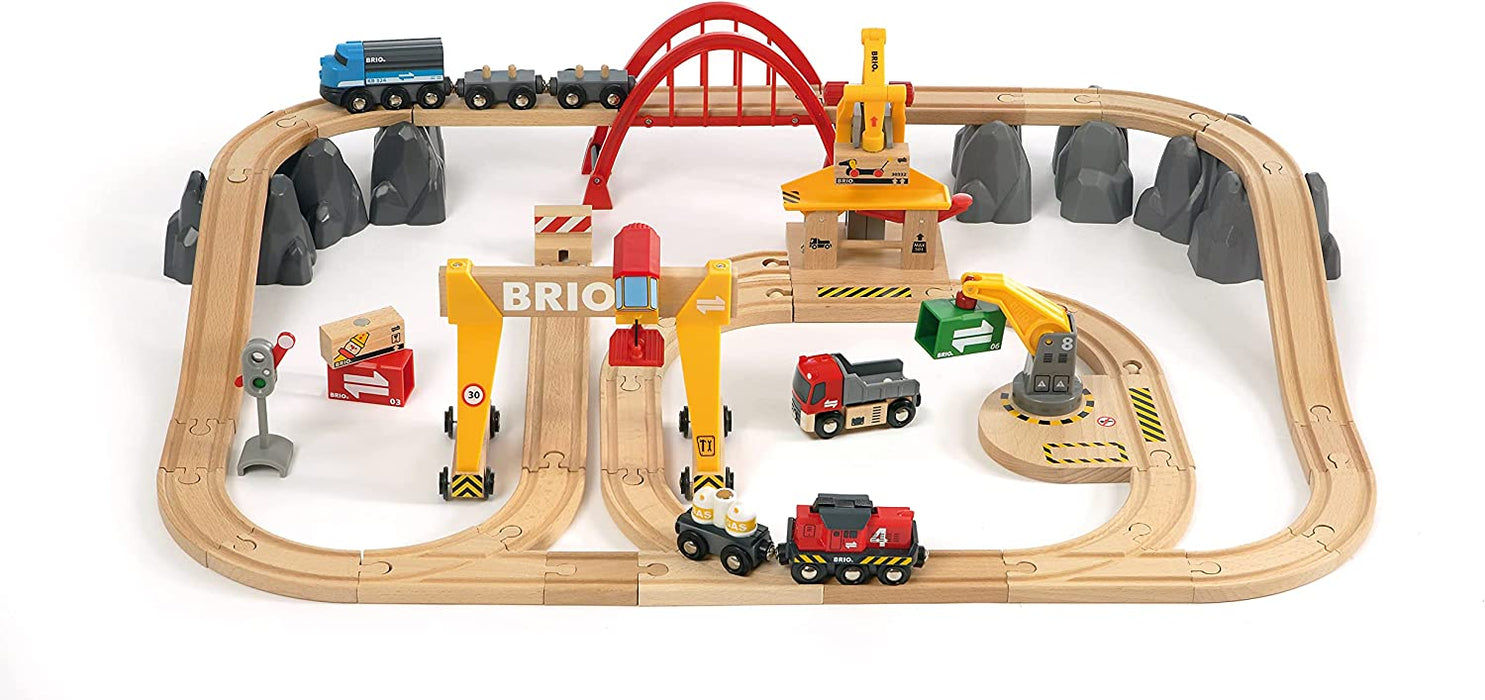BRIO - Cargo Railway Deluxe Set