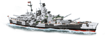 Cobi World War II Warships - Tirpitz Executive Edition (2960 Pieces)
