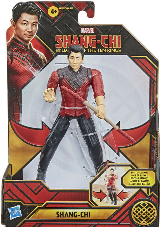 Marvels Shang Chi 6in Figure + Staff Attack
