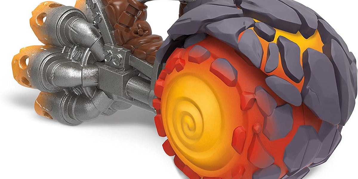 Skylanders Superchargers - Lava Lance Eruptor & Burn-Cycle Vehicle Set - Activision (Open Box)