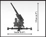 COBI - Company of Heroes 3 - 8.8cm Flak Gun (225 Pieces)