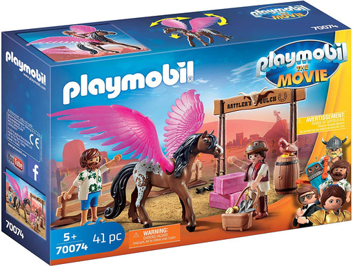 Playmobil - THE MOVIE Marla and Del with Flying Horse