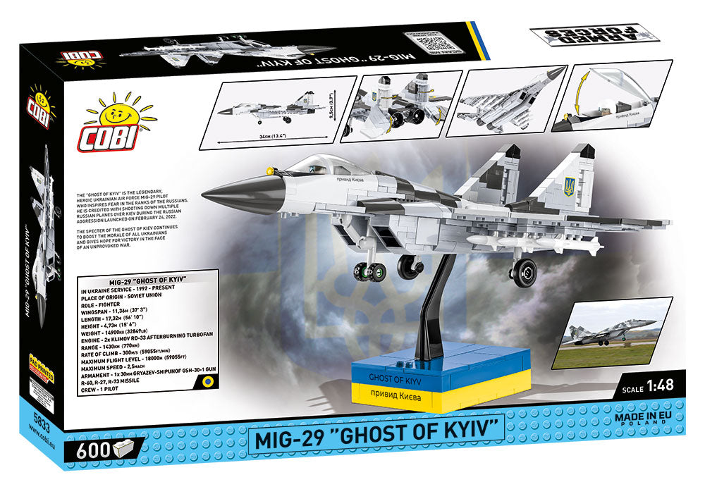 COBI - Armed Forces - MIG-29 GHOST OF KYIV (600 Pieces)