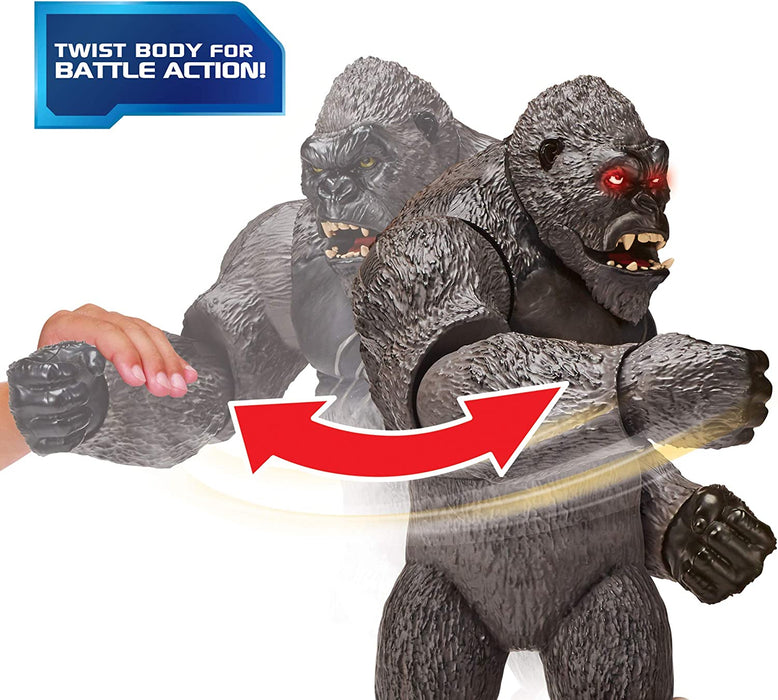 Monsterverse - Godzilla vs Kong 13" Mega Figure - Mega Kong with lights & sounds