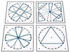 Vinco (87967) Work Cards Geoboard Circle