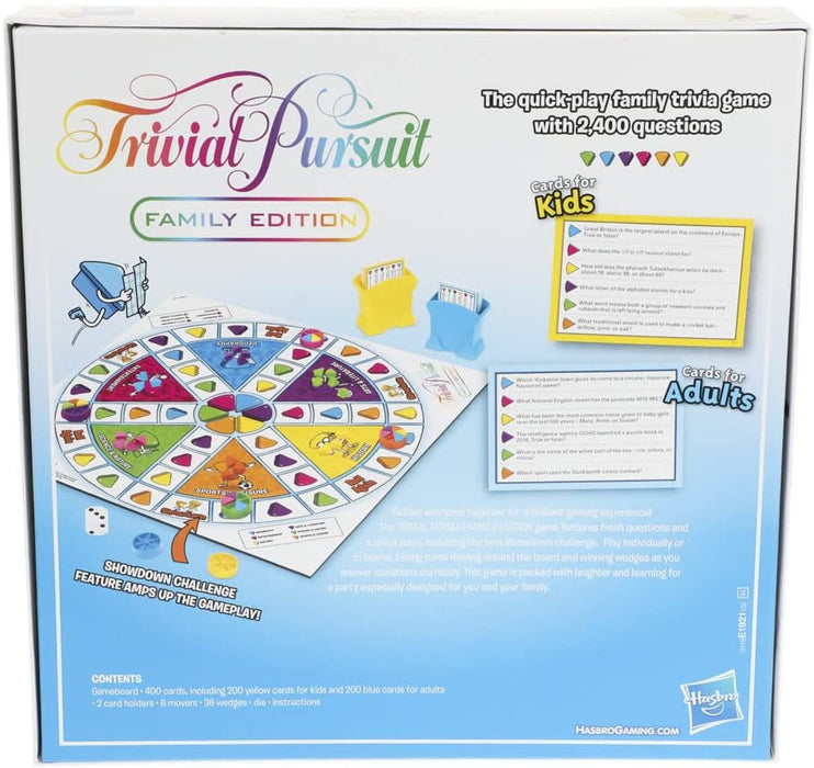 Trivial Pursuit - Family New Edition Board Game