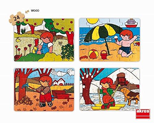 Akros - Set Zaro and The 4 Seasons Puzzle (4-Piece)