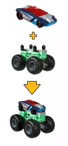 Hot Wheels Monster Trucks - Monster Maker (Green & Red Cars)