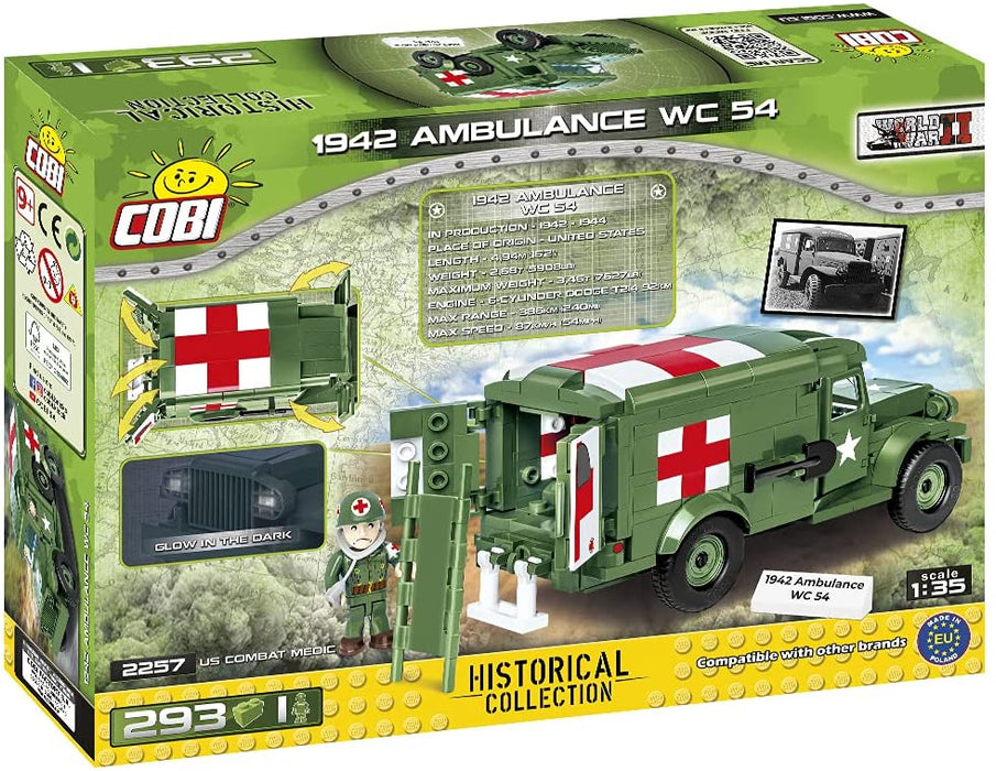 Cobi - World War II - DODGE WC-54 AMBULANCE 293 pieces