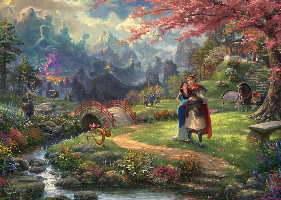 Thomas Kinkade: Disney Mulan Blossoms of Love 2021 edition (1000 Pieces)