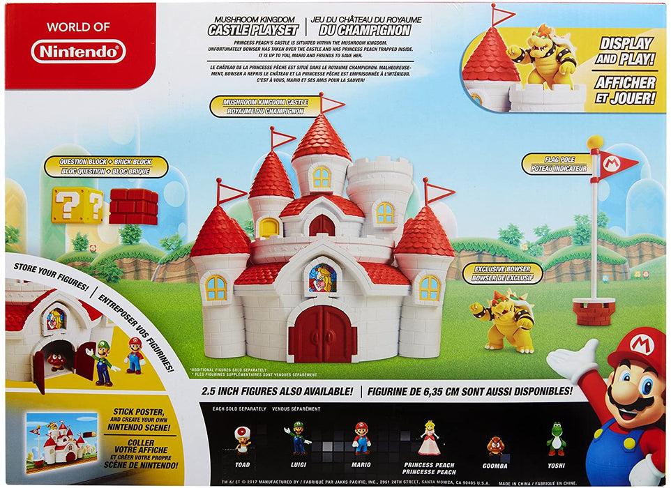 Nintendo - Mushroom Kingdom Castle Playset