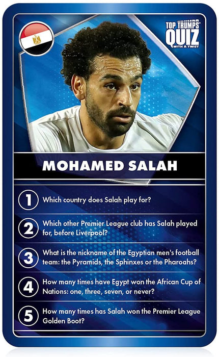 Top Trumps Quiz World Football Stars (updated) Card Game