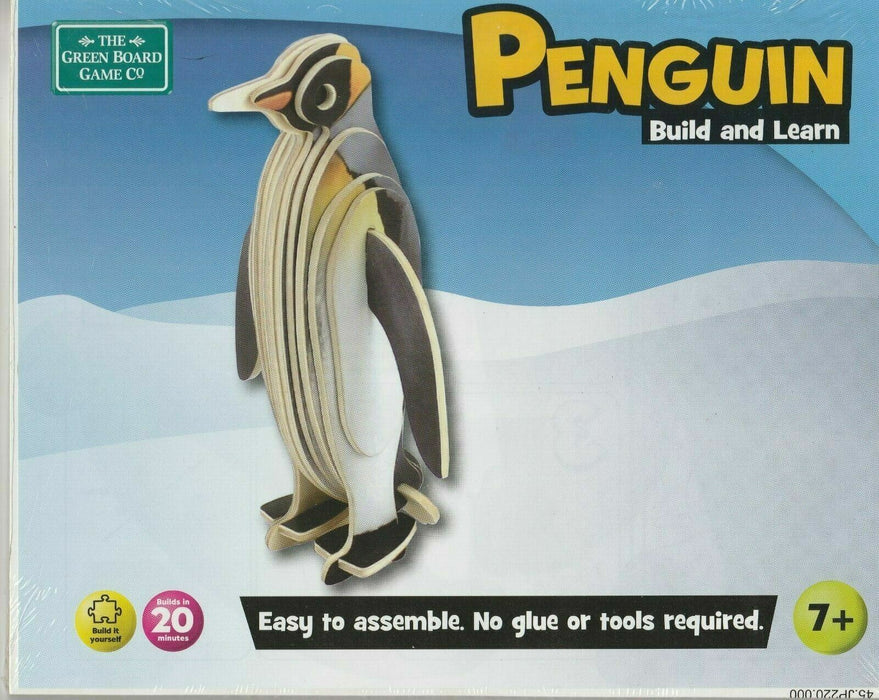 Green Board Games Penguin Build & Learn