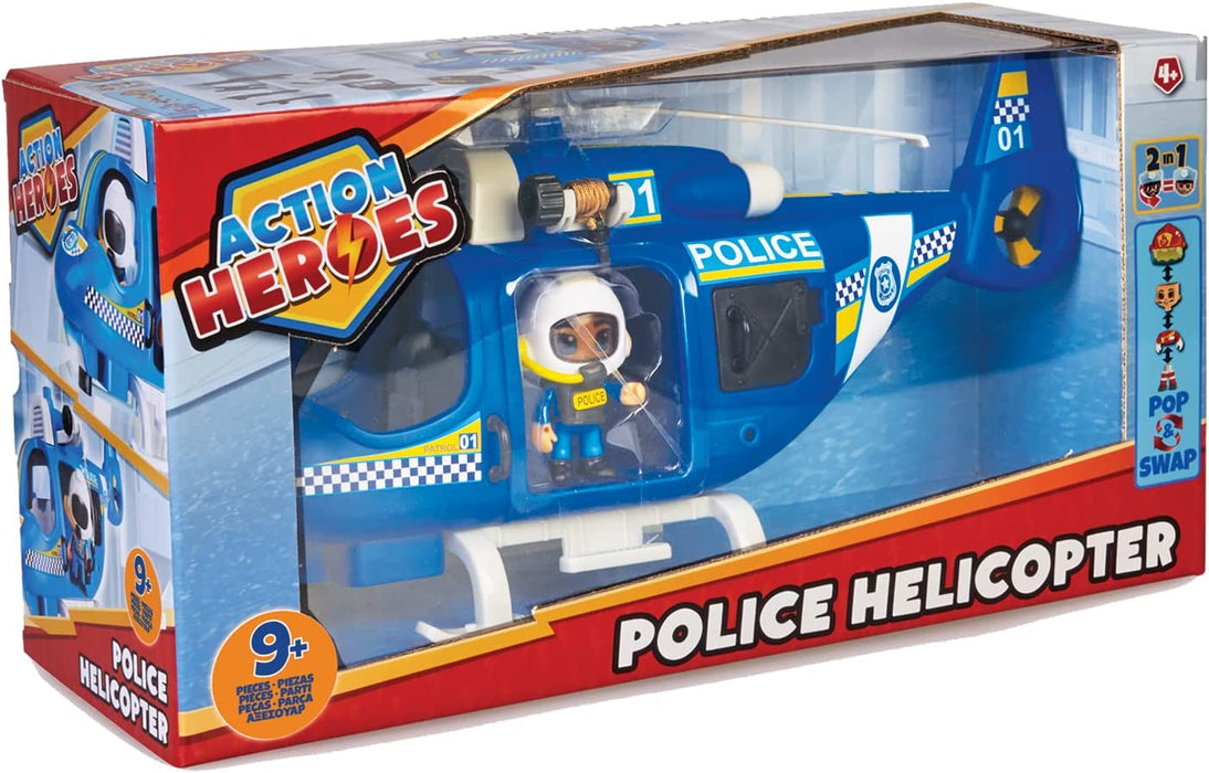 Action Heroes Police Helicopter