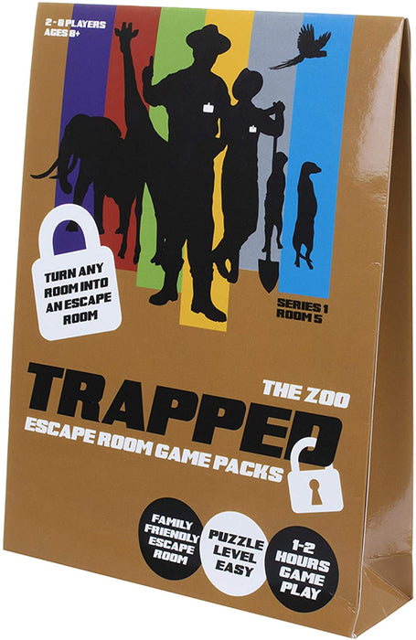 Trapped - Escape Room Game Pack (The Zoo) Board Game