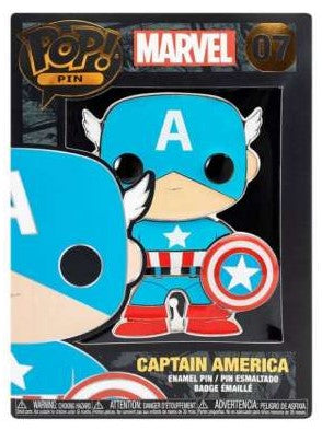 Funko - POP! Pin: Marvel (Captain America)