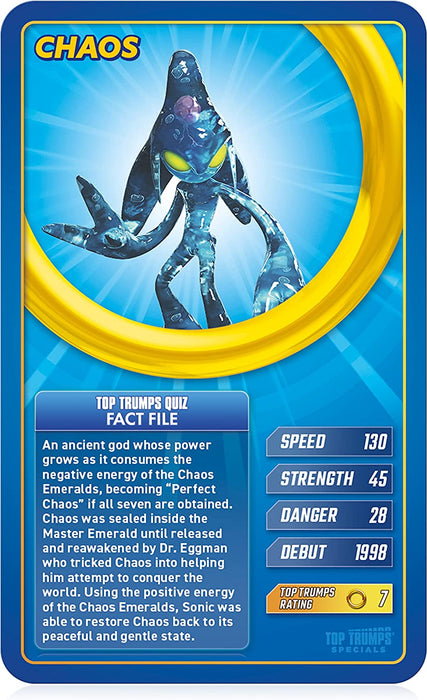 Top Trumps Specials - Sonic