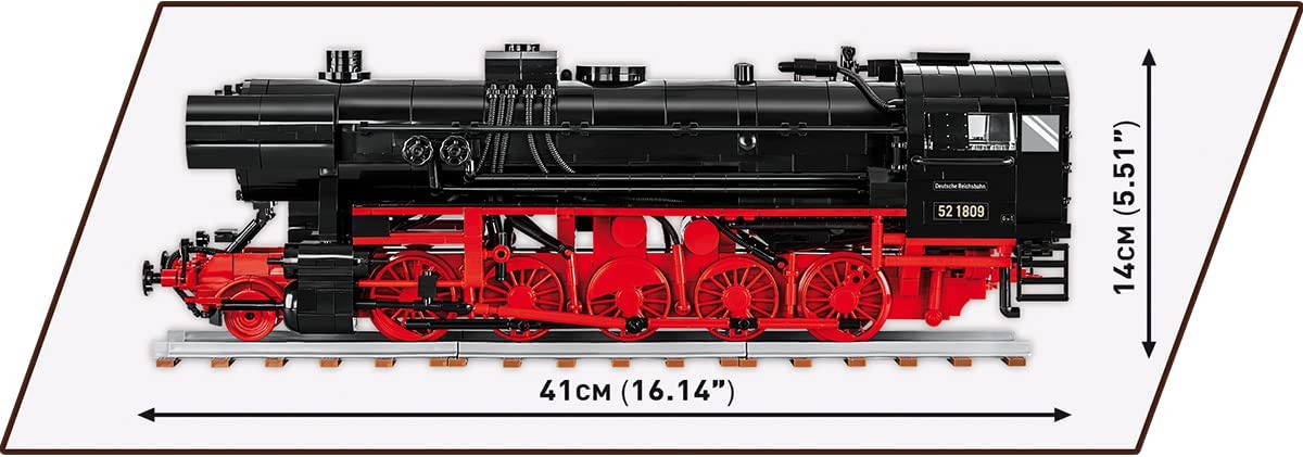 Cobi - Historical Trains - Steam Locomotive DRB 52 (1,723 Pieces)