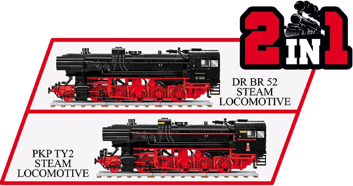 Cobi - Historical Trains - Steam Locomotive DRB 52 (1,723 Pieces)