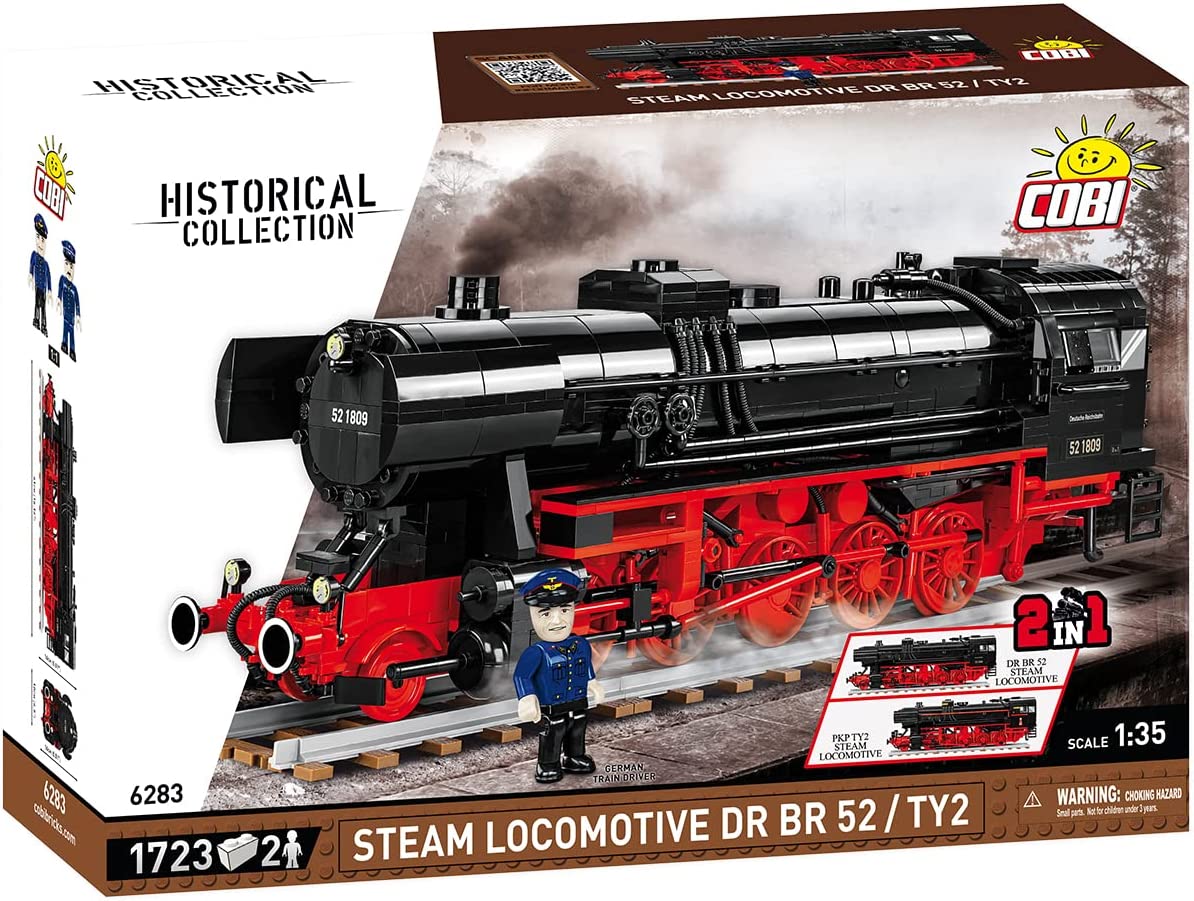 Cobi - Historical Trains - Steam Locomotive DRB 52 (1,723 Pieces ...