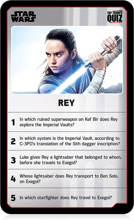 Top Trumps Quiz - Star Wars