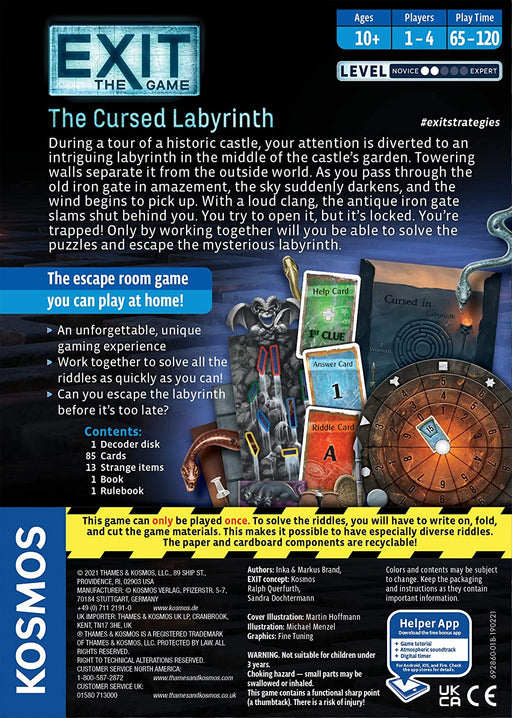 EXIT: The Cursed Labyrinth Board Game