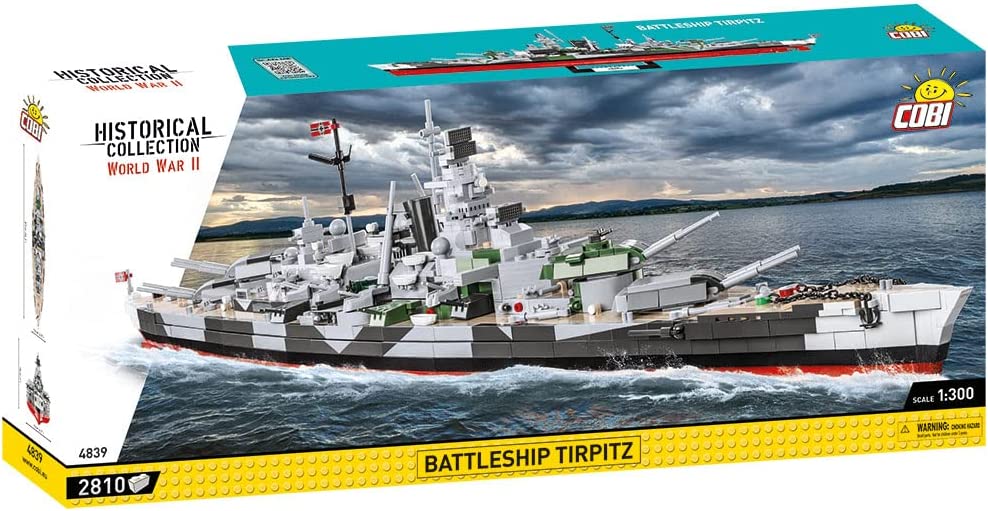 Cobi World War II Warships - Tirpitz (2810 Pieces)