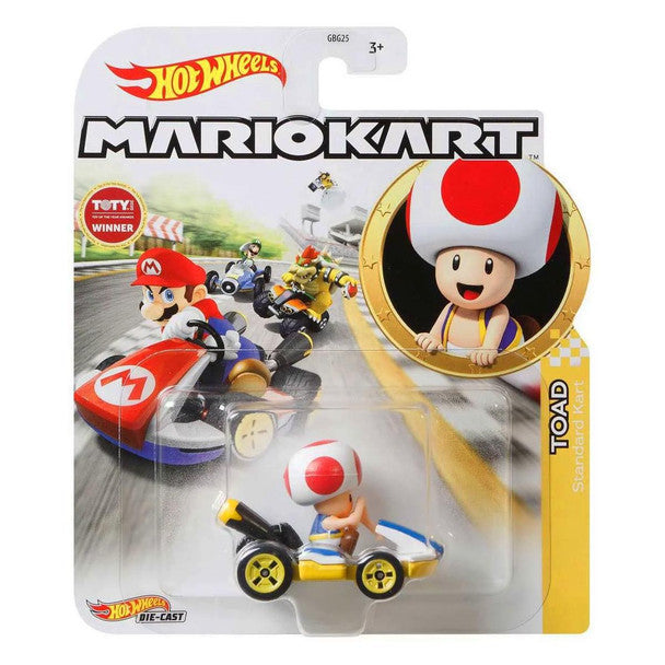 Hot Wheels Die Cast - Toad Standard Kart