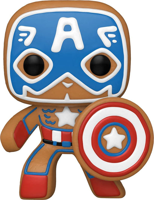 Funko - Marvel: Marvel Holiday (Gingerbread Captain America) POP! Vinyl