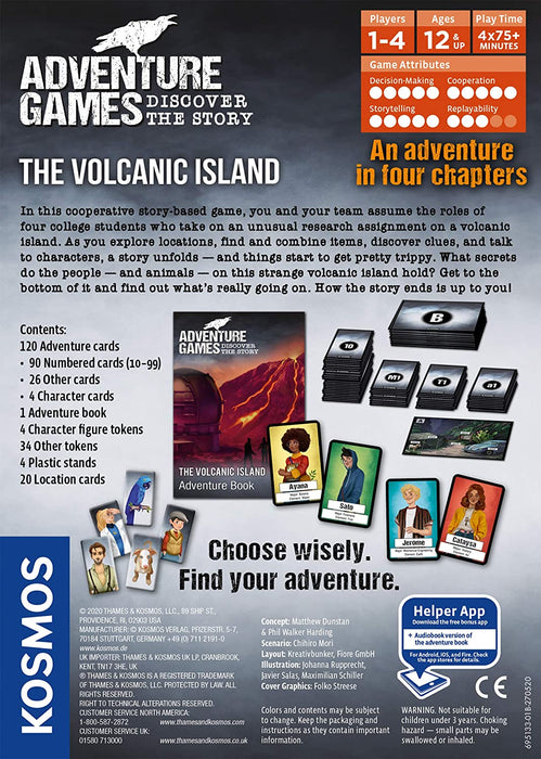 Adventure Games: The Volcanic Island Board Game