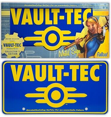 Fallout: Vault-Tec Metal Sign (Collectors Edition)