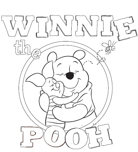 Winnie The Pooh Colour It Yourself T-Shirt (5 - 6 Years)