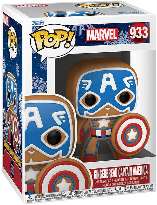 Funko - Marvel: Marvel Holiday (Gingerbread Captain America) POP! Vinyl
