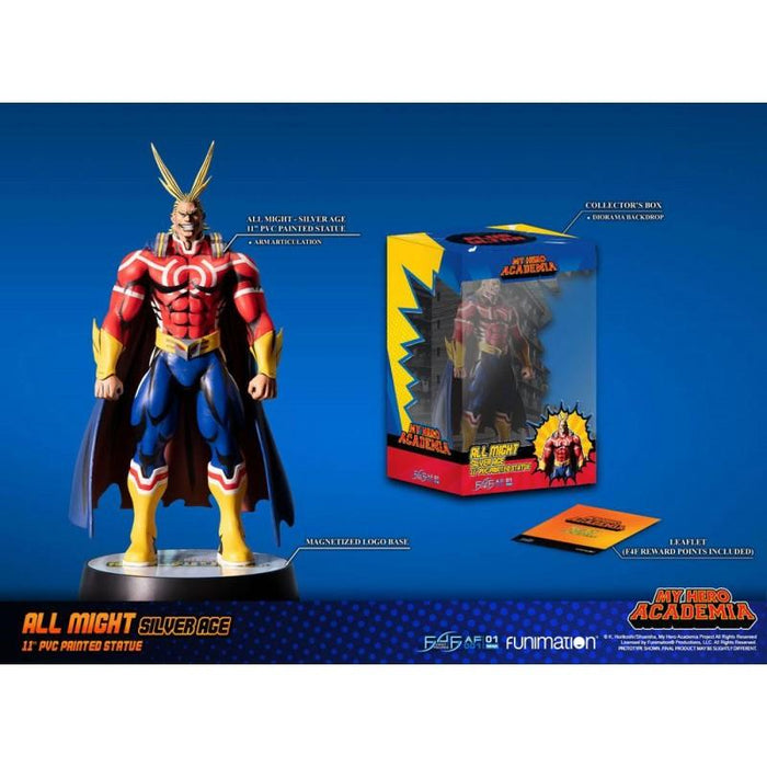 First4Figures - My Hero Academia (All Might - Silver Age) PVC Figurine
