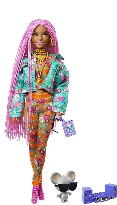 Barbie - Xtra Doll Pink Braids