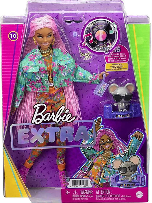 Barbie - Xtra Doll Pink Braids